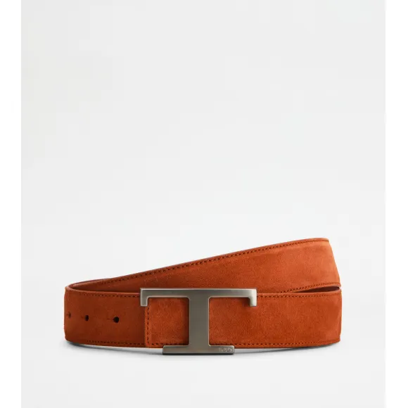 托德斯/Tod's Man MULTICOLOUR Reversible Belt in Suede XCMCQR50100KQY101O09