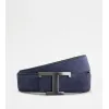 托德斯/Tod's Man 藍色 T Timeless絨面皮革雙面腰帶 XCMCQR55100CVQ1356RF