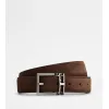 托德斯/Tod's 男人 棕色 可调节双面皮革腰带 XCMCQT70100CVQ7P60
