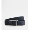 托德斯/Tod's 男人 蓝色 皮革腰带 XCMCQT90100GRCU805