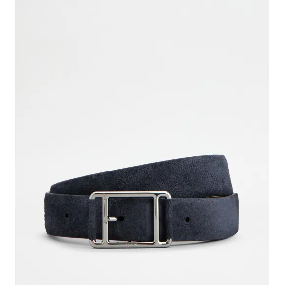 托德斯/Tod's 男人 蓝色 皮革腰带 XCMCQT90100GRCU805