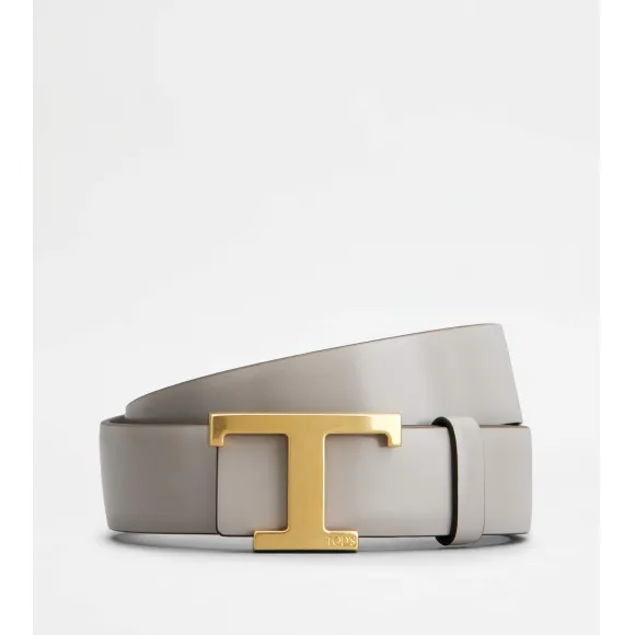 托德斯/Tod's 女人 彩色 T Timeless双面皮革腰带 XCWTSB10100KET7O26