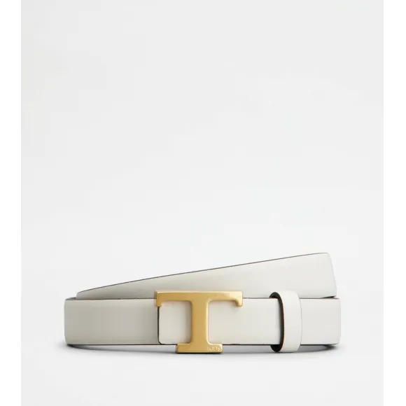 托德斯/Tod's 女人 彩色 T Timeless双面皮革腰带 XCWTSB30100RBR1Q99