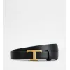 托德斯/Tod's 女人 彩色 T Timeless双面皮革腰带 XCWTSB30100RBR6O77