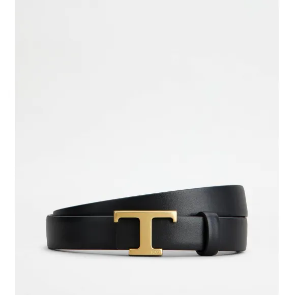 托德斯/Tod's 女人 彩色 T Timeless双面皮革腰带 XCWTSB30100RBR6O77