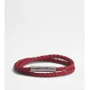 托德斯/Tod's Man 紅色 MyColors系列牛皮手鏈 XEMB1900200FLRPZR011