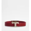 托德斯/Tod's Bracciale T Timeless in Pelle ROSSO Uomo XEMB1990100RLXSR018