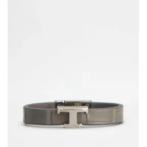 托德斯/Tod's Armband T Timeless aus Alligatorleder GRAU Herren XEMB19901LRI0WL01X6