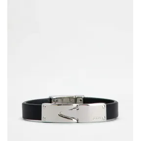 托德斯/Tod's 男人 黑色 皮革手镯 XEMB4100100RLXB999