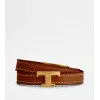 托德斯/Tod's 女人 棕色 皮革手镯 XEWB2030100RORS410