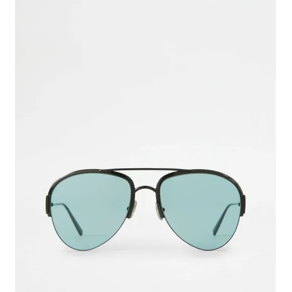 托德斯/Tod's Woman 블랙 파일럿 선글라스 XOW03126018AGJPZB999