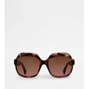 托德斯/Tod's Woman 棕色 超大太陽眼鏡 XOW03606120KR2PZS008