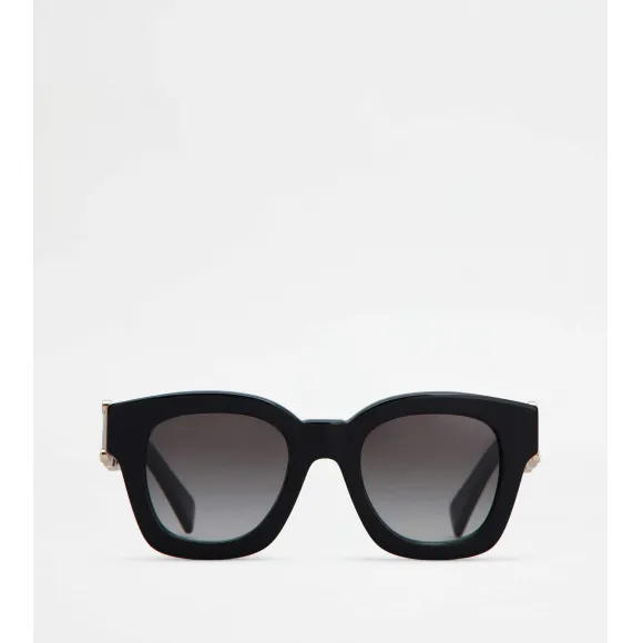 托德斯/Tod's Woman BLACK Squared Sunglasses XOW03644822AGJPZB999