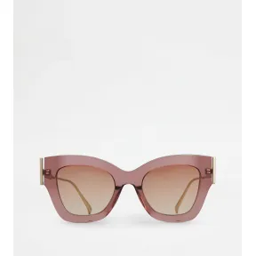 托德斯/Tod's Woman PINK Cat-eye Sunglasses XOW03735122AGJPZM400