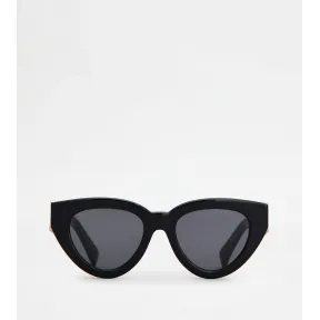 托德斯/Tod's 女人 黑色 猫眼太阳眼镜 XOW03805120AGJB999