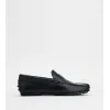 托德斯/Tod's Man BLACK City Gommino Driving Shoes in Leather XXM0LR00011QGF8MB999