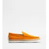托德斯/Tod's Man ORANGE Slip-Ons in Suede XXM0TV0AJ30RE09G601