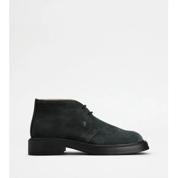 托德斯/Tod's Man GREY Desert Boots in Suede XXM61K00D80RE07B603