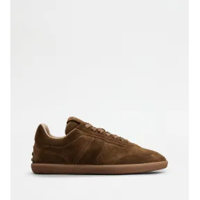 托德斯/Tod's 男人 棕色 Tod's Tabs绒面皮革运动休闲鞋 XXM68C0FW803M3S814