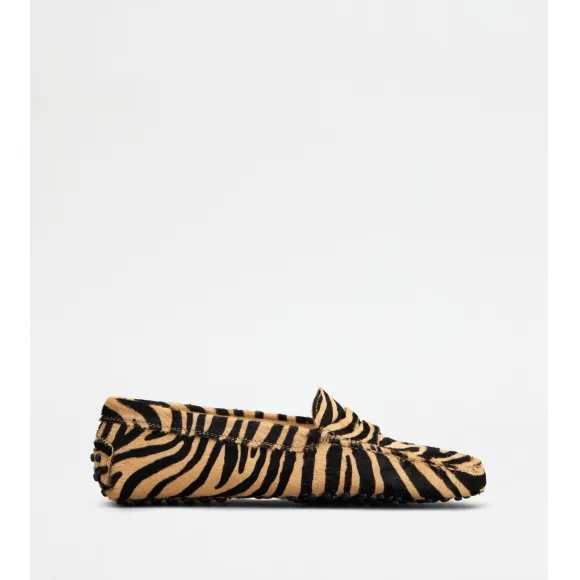 托德斯/Tod's Woman 彩色 仿小馬毛皮革豆豆鞋 XXW00G000101ZZ41YYB2