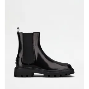 托德斯/Tod's 女人 黑色 Tod's皮革切尔西靴 XXW08J0GF90AKTB999