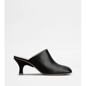 托德斯/Tod's Woman 黑色 皮革裸跟鞋 XXW19L0IJ40GOC40B999