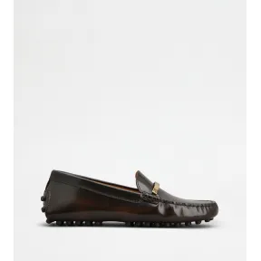 托德斯/Tod's Woman 棕色 皮革豆豆鞋 XXW22L0IT90TWR41MS615