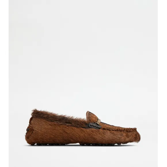 托德斯/Tod's Woman 彩色 仿小馬毛皮革豆豆鞋 XXW22L0IT90TYC36M0945