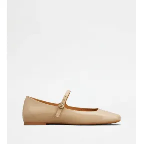 托德斯/Tod's Woman BEIGE Ballerinas in Leather XXW23L0IN40SSP42C205