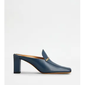 托德斯/Tod's Woman 藍色 皮革裸跟鞋 XXW40L0IT70SMX41MU828