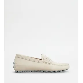 托德斯/Tod's Woman 米黃色 Kate絨面皮革豆豆鞋 XXW52K0IH00RE042B005