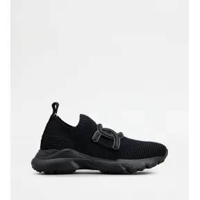 托德斯/Tod's 女人 黑色 Kate织物简便运动休闲鞋 XXW54C0HL30Q6LB999