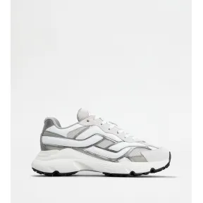 托德斯/Tod's 女人 彩色 皮革拼科技织物运动休闲鞋 XXW54C0IC50T9GYYF0