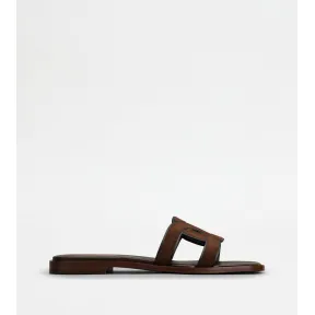 托德斯/Tod's 女人 棕色 绒面皮革凉拖 XXW70K0GU70RE0S611