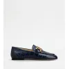 托德斯/Tod's Woman 藍色 Kate皮革樂福鞋 XXW79A0DD00WEN37MU824