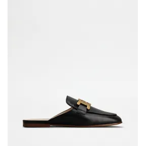 托德斯/Tod's Woman 黑色 皮革裸跟鞋 XXW79A0EX40NF538B999