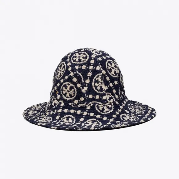 汤丽柏琦/Tory Burch T Monogram 双面结子绒渔夫帽 116303-405