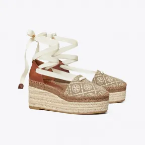 汤丽柏琦/Tory Burch T Monogram 渔夫坡跟鞋 134913-200