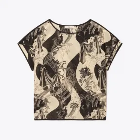 汤丽柏琦/Tory Burch 印花 T 恤 136639-013