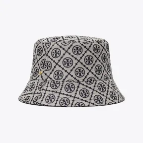 汤丽柏琦/Tory Burch T Monogram 短檐提花渔夫帽 137848-400