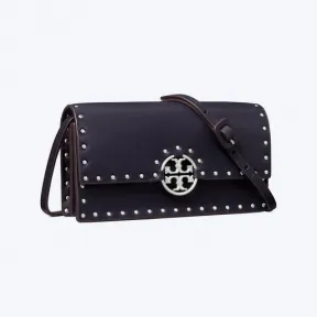 汤丽柏琦/Tory Burch Miller 铆钉装饰斜挎钱夹 138847-458