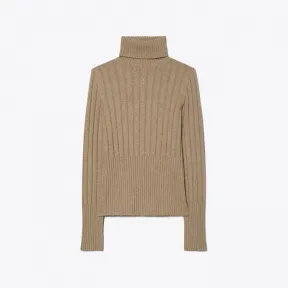 汤丽柏琦/Tory Burch 罗纹针织高领衫 139764-250