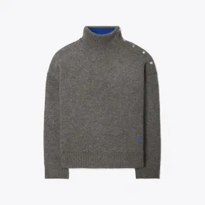 汤丽柏琦/Tory Burch 肩部按扣高领衫 139775-023