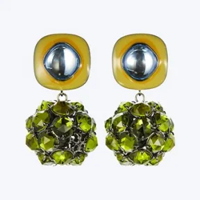 汤丽柏琦/Tory Burch 缀饰吊坠耳环 143736-300