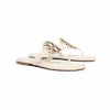 汤丽柏琦/Tory Burch BLEACH / GOLD Bovine leather 拖鞋 47617-105