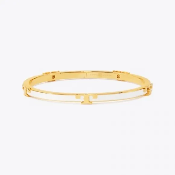 汤丽柏琦/Tory Burch Serif-T Enameled Stackable 手镯 64928-702