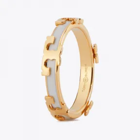 汤丽柏琦/Tory Burch Serif-T Enameled Stackable 戒指 64931-110