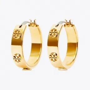 汤丽柏琦/Tory Burch Miller 缀饰圈形耳环 65094-720