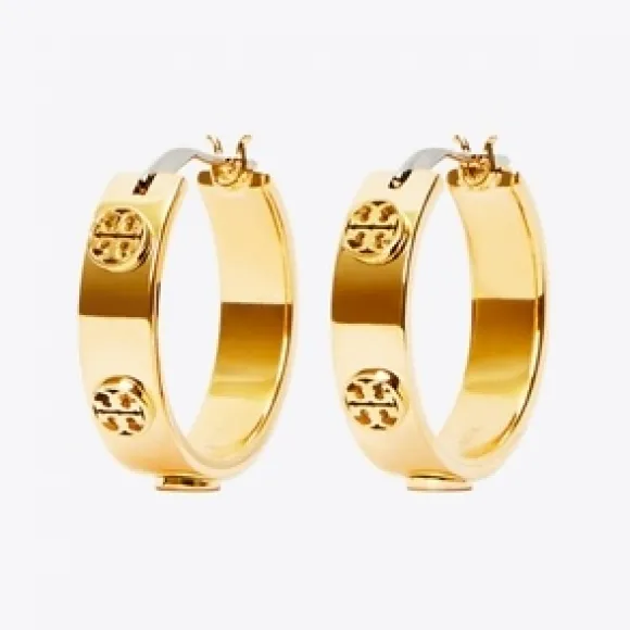 汤丽柏琦/Tory Burch Miller 缀饰圈形耳环 65094-720