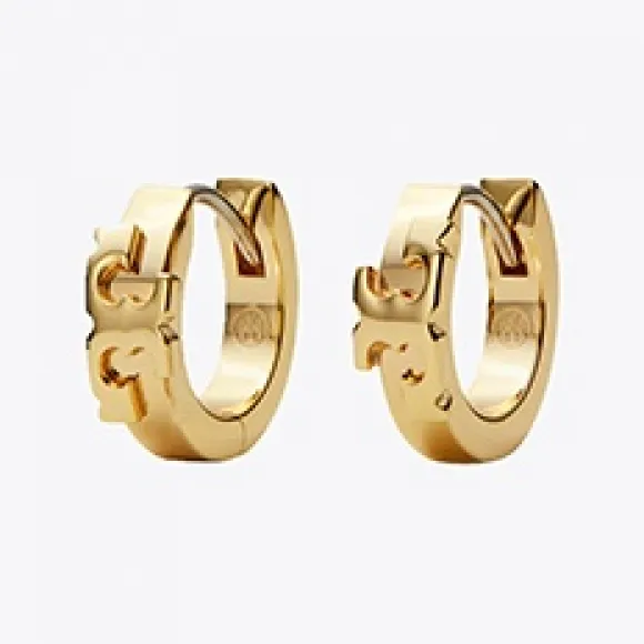 汤丽柏琦/Tory Burch Serif-T 圈形耳环 70538-312